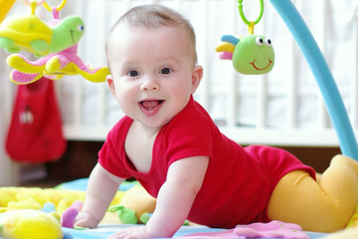 

Cute Baby Boy Playing on fine art paper 13x19 Fine Art Print(19 inch X 13 inch, Rolled)