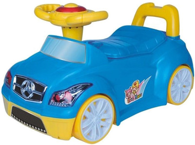 

HALO NATION Ride on car and Closestool, Baby Potty Trainer Mercedes Car Shaped Rider (Yellow) Potty Box(Blue)