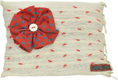 

USE ME Off White, Red and Blue Zipper Pouch for Women | Multiutility |Travel Kit | Cute Pencil Purse Pouch(White)