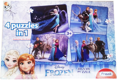 

kidoz kingdom FRANK FROZEN 4 IN 1 PUZZLE(9 Pieces)