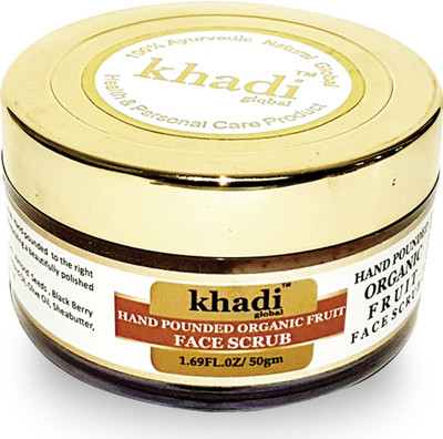 

Khadi Global Hand Pounded Organic Fruit scrub Scrub(50 g)
