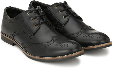 

Fentacia Brogue Derby For Men(Black