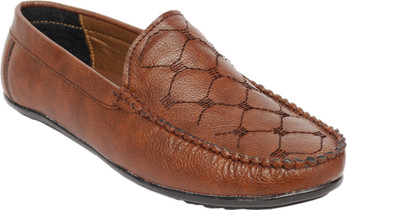 

AK traders I shoes Brown color comfort loafer Loafers For Men(Brown