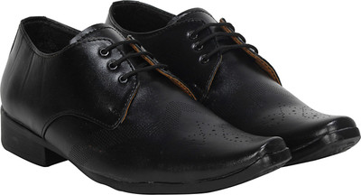 

Johnnie Boy Black Formal Lace Up Derby For Men(Black