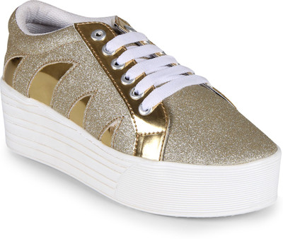

Zapatoz Sneakers For Women(Gold, Silver, Multicolor