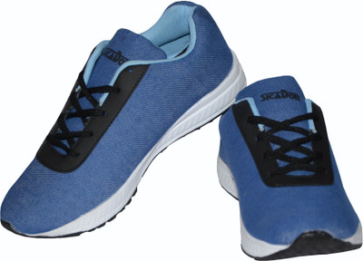 

Sicadon eFASHION Stylish Plain Sports Running Shoes For Men(Blue, Black
