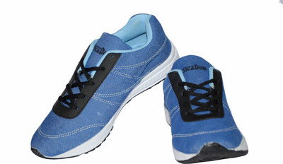 

Sicadon eFASHION New Style Stitched Sports Running Shoes For Men(Blue, Black