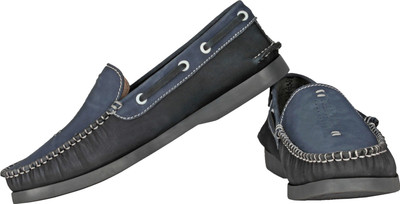 

tZaro Boat Shoes For Men(Navy, Navy blue - black