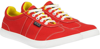 

FAUSTO Canvas Shoes For Men(Red
