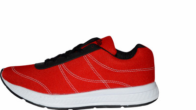 

Sicadon eFASHION New Style Stitched Sports Running Shoes For Men(Red, Black