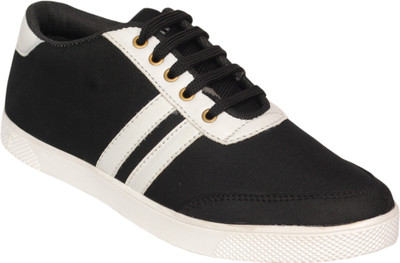 

AK traders Black color comfortable Canvas Shoes For Men(Black