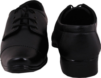 

K2 Leather K2 Leather Formal Men Black lace up Shoes For Men(Black