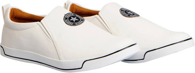 

FAUSTO Slip On Sneakers For Men(White