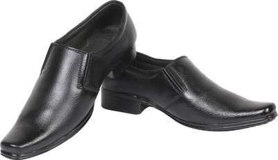 

K2 Leather K2 Leather Formal Men Black Slip On Shoes For Men(Black