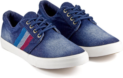 

DeVEE Denim Fermentation Navy Blue Sneakers For Women(Multicolor
