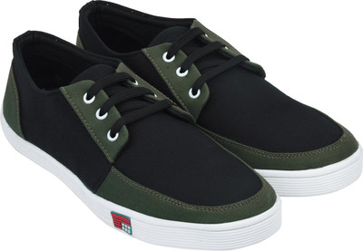 

Kzaara Canvas Shoes For Men(Khaki, Black
