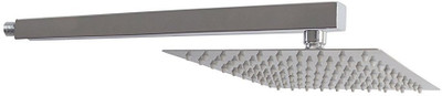 

Kitsch Ultra Thin SS Square 200mm (8"X8") Shower Combo With 450mm (18") Long SS Square Showerarm For Shower Head