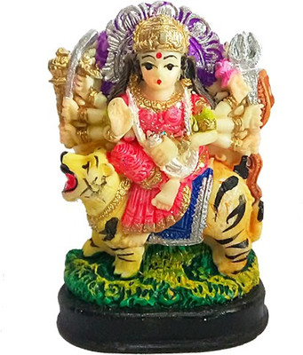 

CraftEra Maa Durga Murti Decorative Showpiece - 6.5 cm(Porcelain, Multicolor)
