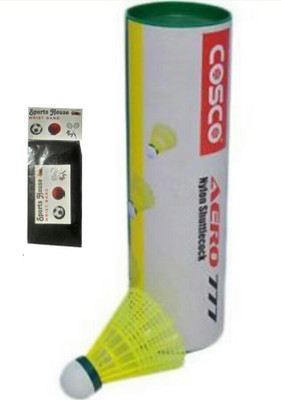 

Cosco aero 777 Nylon Shuttle - Yellow(Medium, 77, Pack of 1)