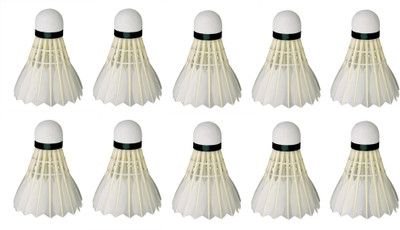 

Sports 101 Lancer Feather Shuttle - White(Medium, 77, Pack of 10)