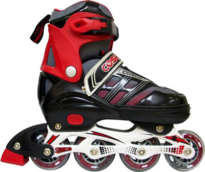 

Cosco Sprint In-line Skates - Size 6.5-8 UK(Black, Blue), Black;red