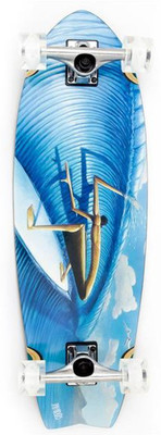 

sunset skateboard co. Jay Alder's Cut Lip 9.75 inch x 9.75 inch Skateboard(Blue, Pack of 1)