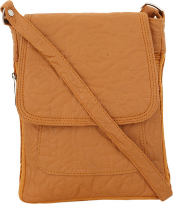 

Vogue Street Girls Casual Gold, Yellow PU Sling Bag