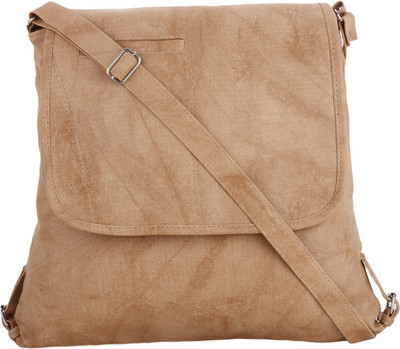 

Vogue Street Girls Casual Beige PU Sling Bag