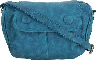 CRAVEFORIT Girls Casual Green PU Sling Bag