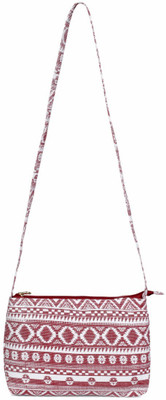 

Cappuccino Women Casual Red Canvas Sling Bag