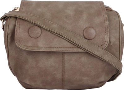 

Vogue Street Girls Casual Khaki PU Sling Bag