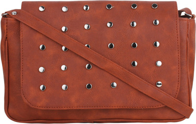 

Vogue Street Girls Casual Tan PU Sling Bag