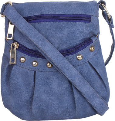 

Vogue Street Girls Casual Blue PU Sling Bag