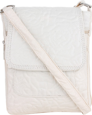

Vogue Street Girls Casual White PU Sling Bag