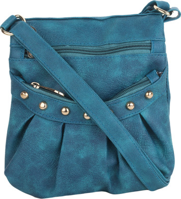 

Vogue Street Girls Casual Green PU Sling Bag