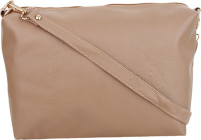 

CRAVEFORIT Girls Casual Beige PU Sling Bag