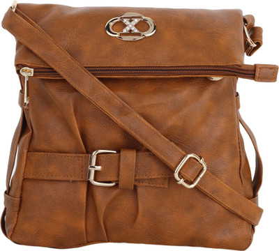 

Vogue Street Girls Casual Gold, Yellow PU Sling Bag