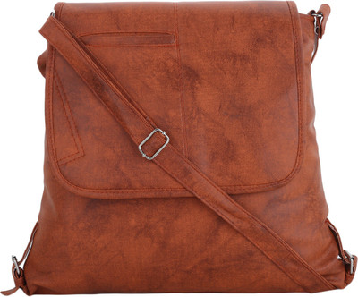

Vogue Street Girls Casual Tan PU Sling Bag