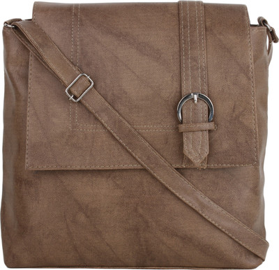 

Vogue Street Girls Casual Khaki PU Sling Bag