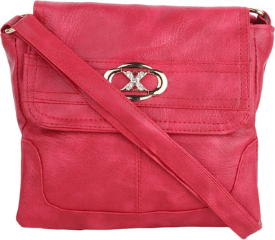 

Vogue Street Girls Casual Pink PU Sling Bag