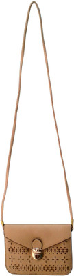

SANSHUL Girls Casual Beige PU Sling Bag