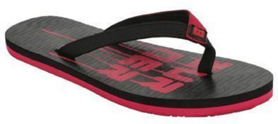 

Burner Flip Flops, Black red