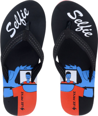 

Lancer Flip Flops, Black red