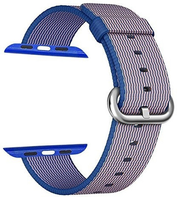 

ShopAIS Nylon Smart Watch Strap(Blue), Royal blue