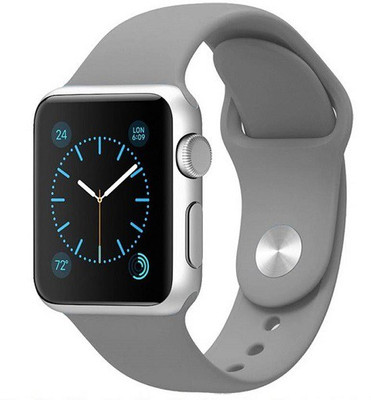 ShopAIS iWatch 42mm Silicon Band Grey Smart Watch Strap(Grey)
