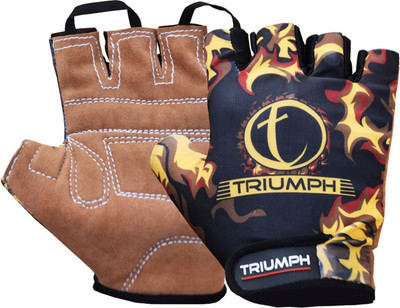 

Triumph Cross Trainer Gym & Fitness Gloves (XL, Black, Yellow)