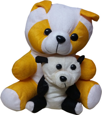 

Welo Soft and Attractive Teddy Bear with Baby (29 cm) - 29 cm(Multicolor)