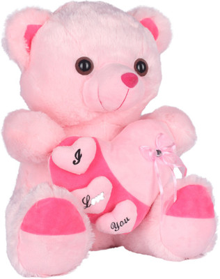 Ultra Heart Teddy bear - 16 inch(Pink)