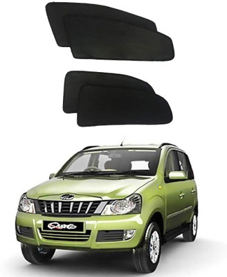 Mexuss Side Window Sun Shade For Mahindra Quanto(Black)