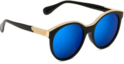 

Mark Miller Round Sunglasses(Blue)